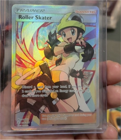 2019 Pokémon Sun & Moon Cosmic Eclipse #235 Roller Skater — front
