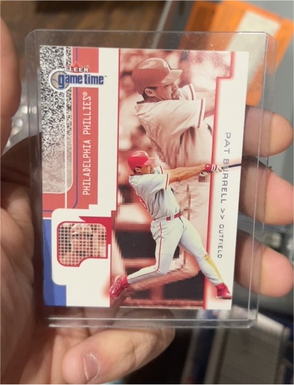 2001 Fleer Game Time #9 Pat Burrell — front