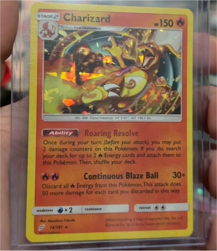 2019 Pokemon TCG Sun & Moon Team Up #14 Charizard — front