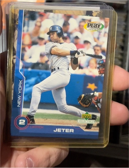 2001 Upper Deck Collectibles Play Makers #2 Derek Jeter — front