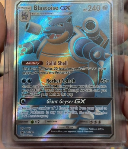 2019 Pokémon TCG SM189 Blastoise GX — front