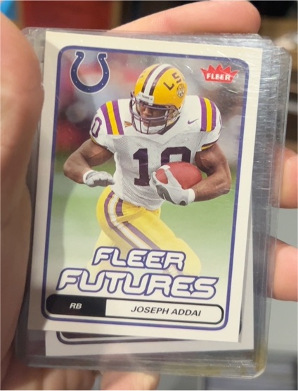 2006 Fleer Futures #153 Joseph Addai — front