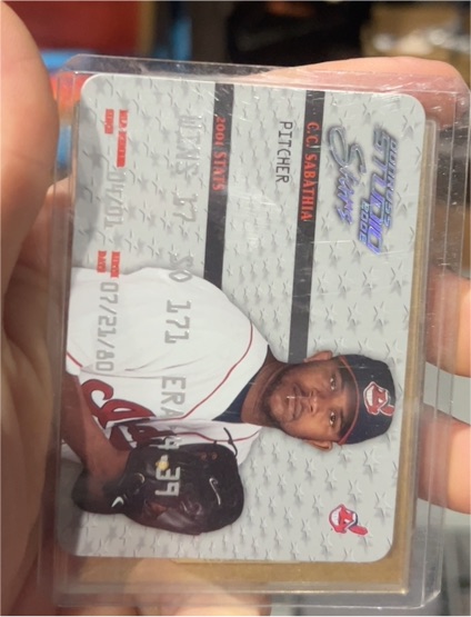 2002 Donruss Studio Stars #SS-10 C.C. Sabathia — front