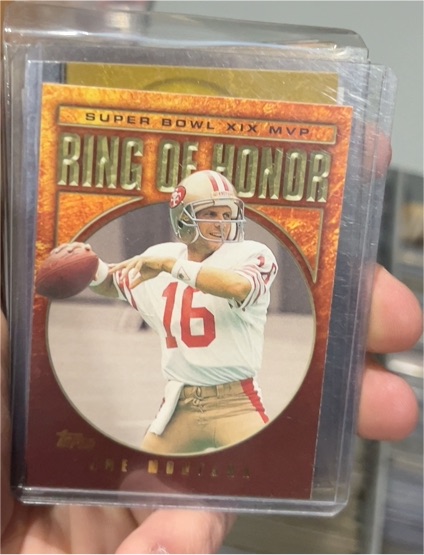 2002 Topps Ring of Honor #JM19 Joe Montana — front