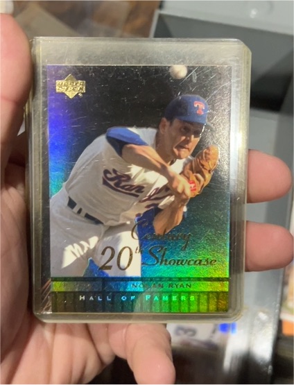 2001 Upper Deck Hall of Famers 20th Century Showcase #S7 Nolan Ryan — front