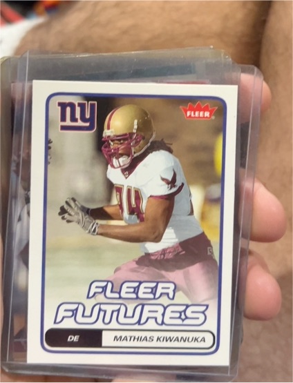 2006 Fleer Futures #171 Mathias Kiwanuka — front
