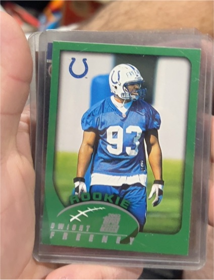2002 Topps #316 Dwight Freeney Rookie Card — front