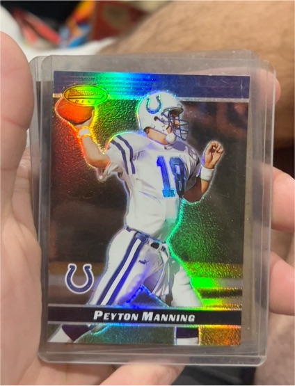 2000 Bowman's Best #17 Peyton Manning — front