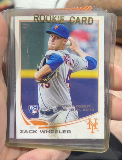 2013 Topps Update #US220 Zack Wheeler Rookie Debut — front