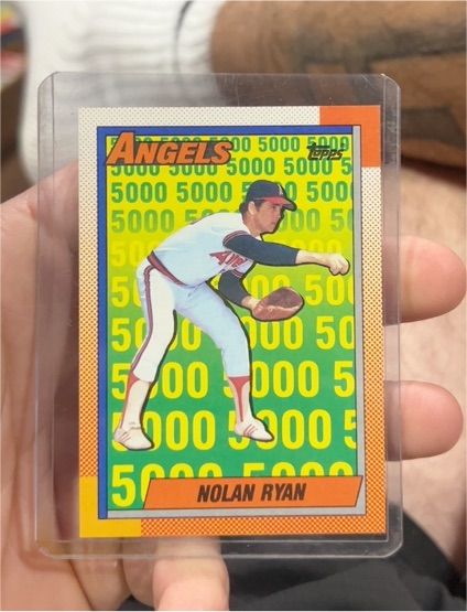 1990 Topps #3 Nolan Ryan — front