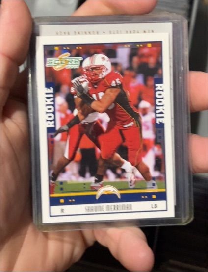 2005 Score #342 Shawne Merriman Rookie Card — front
