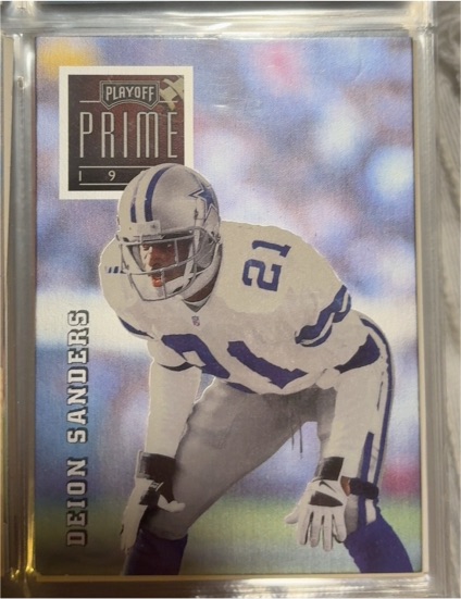 1996 Playoff Prime #110 Deion Sanders — front