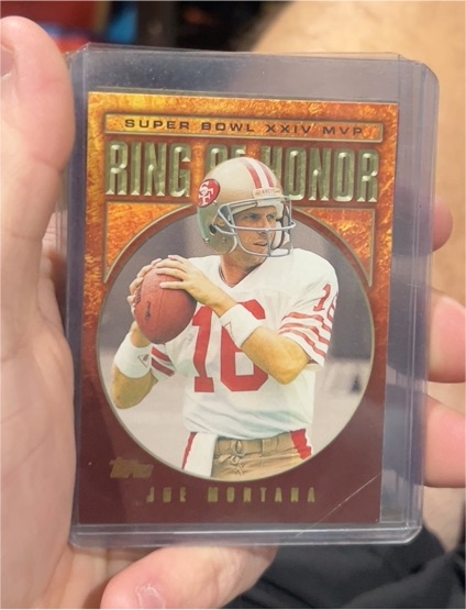 2002 Topps Ring of Honor #JM24 Joe Montana — front