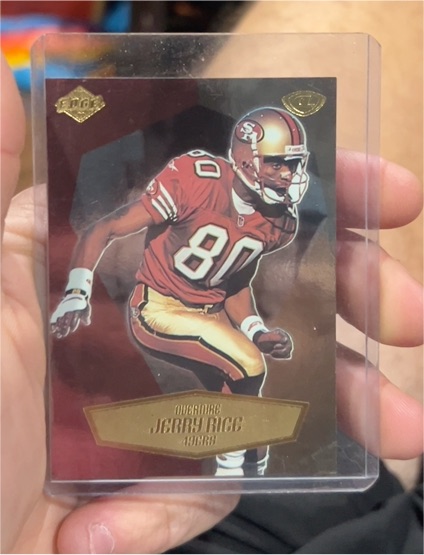 1999 Collectors Edge Overture #O-1 Jerry Rice — front