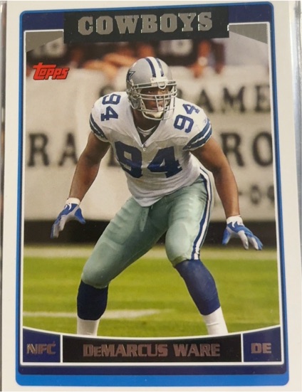 2006 Topps #18 DeMarcus Ware — front