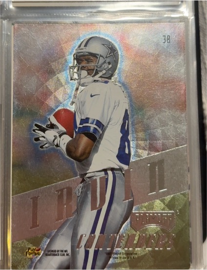 1995 Pacific Iron Curtain #38 Michael Irvin — front