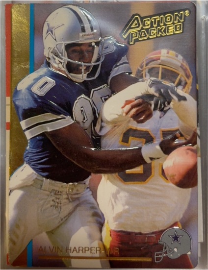 1992 Action Packed #52 Alvin Harper — front