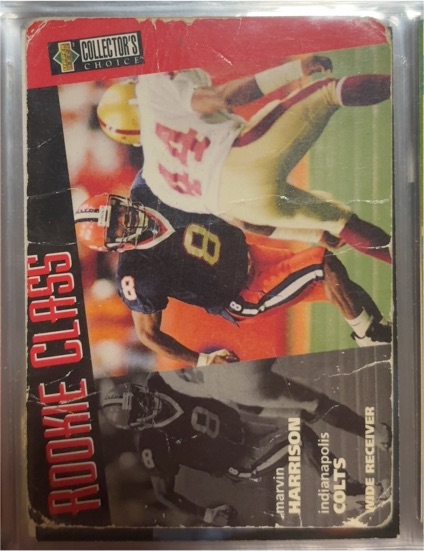 1996 Collector's Choice #15 Marvin Harrison — front