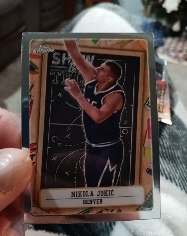 2024-25 Topps Chrome #ST-2 Nikola Jokic Show & Tell — front