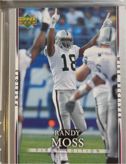 2007 Upper Deck First Edition #72 Randy Moss — front