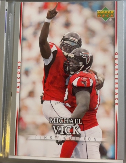 2007 Upper Deck First Edition #4 Michael Vick — front