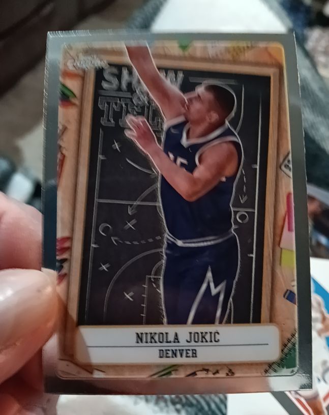 2024-25 Topps Chrome #ST-2 Nikola Jokic Show and Tell — front