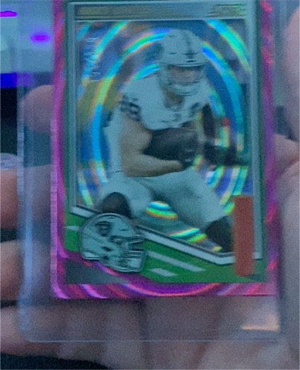 2024 Panini Select Shock Prizm Las Vegas Raiders Player — front
