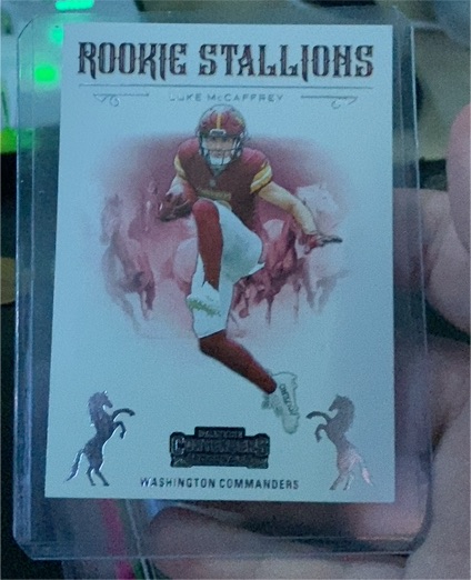 2024 Panini Contenders - Rookie Stallions #20 Luke McCaffrey — front