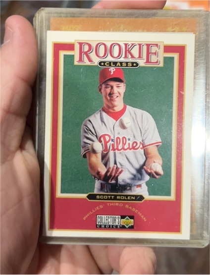 1997 Upper Deck Collector's Choice #15 Scott Rolen Rookie Class Phillies — front