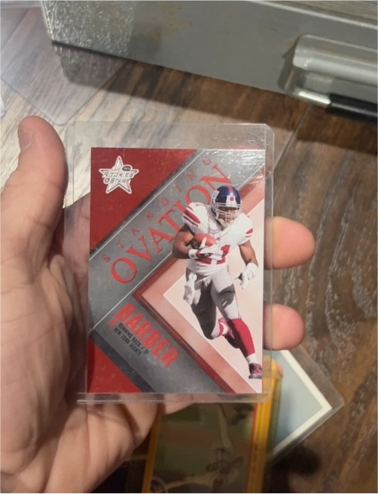 2007 Leaf Rookies & Stars Standing Ovation #SO-1 Tiki Barber — front