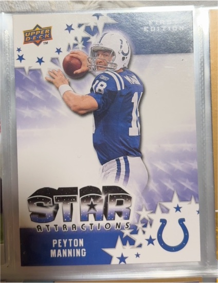 2009 Upper Deck First Edition #SA-9 Peyton Manning Star Attractions — front