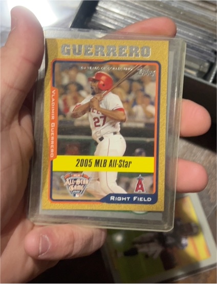 2005 Topps Update #UH180 Vladimir Guerrero — front
