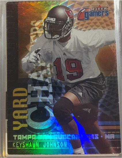 2000 Fleer Gamers Yard Chargers #3 Keyshawn Johnson — front