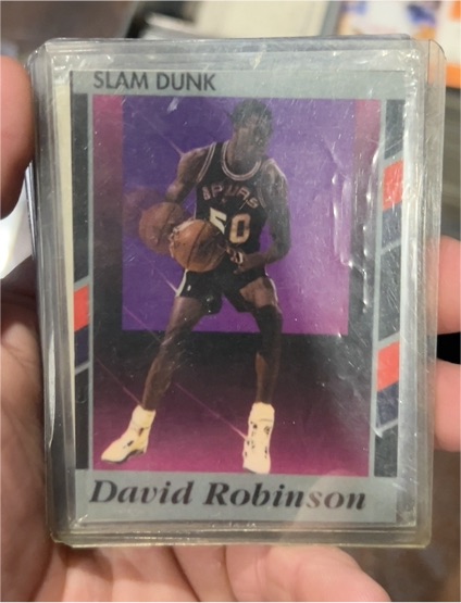 1990 Slam Dunk #6 David Robinson — front