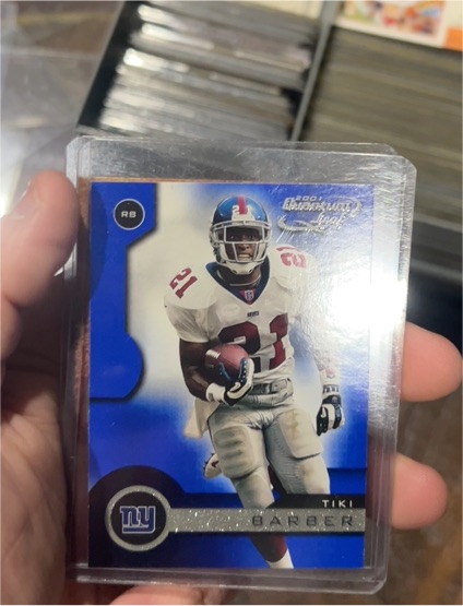 2000 Playoff Absolute #RB Tiki Barber — front