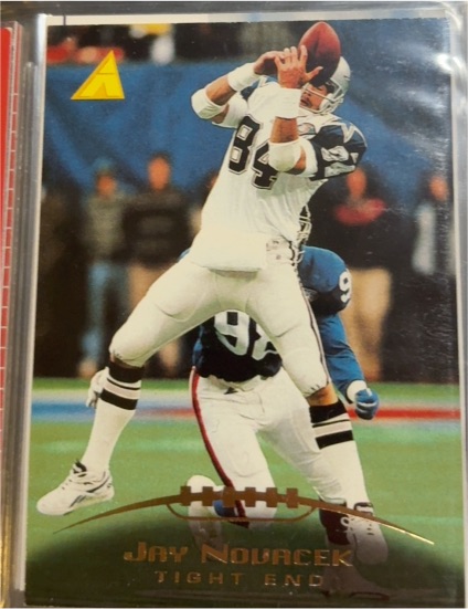 1995 Pinnacle #189 Jay Novacek Dallas Cowboys — front