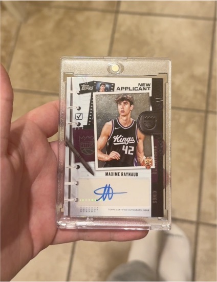 2025-26 Topps New Applicant #NA-MR Maxime Raynaud — front