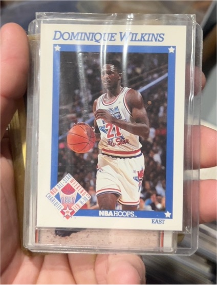 1991-92 NBA Hoops #259 Dominique Wilkins — front