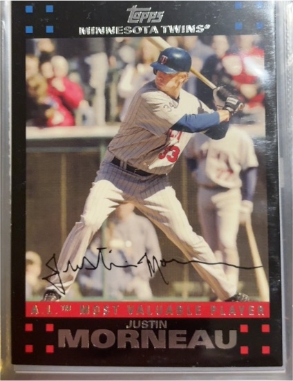 2007 Topps #323 Justin Morneau — front