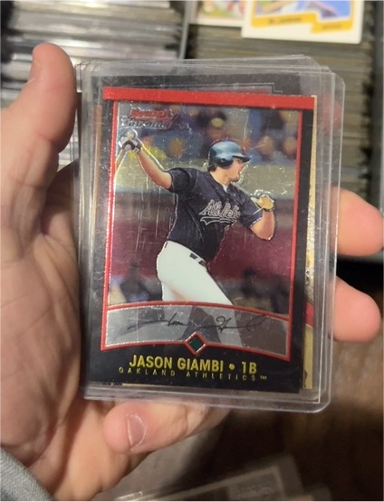 2001 Topps Chrome #T3 Jason Giambi — front