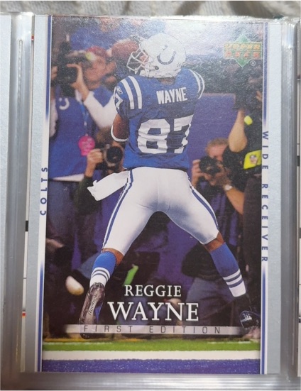 2007 Upper Deck First Edition #42 Reggie Wayne — front