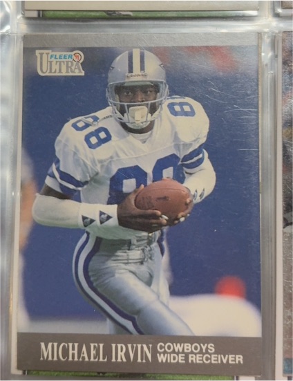 1991 Fleer Ultra #163 Michael Irvin — front