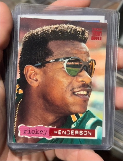 1994 Topps Stadium Club #654 Rickey Henderson — front