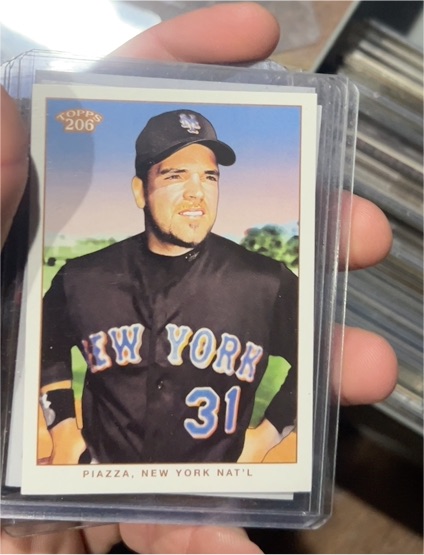 2002 Topps 206 #248A Mike Piazza — front