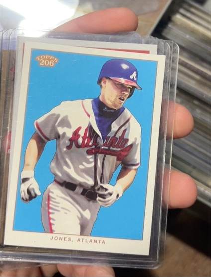 2002 Topps 206 #225 Chipper Jones — front