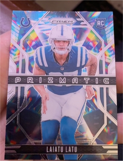 2024 Panini Prizm Prizmatic #5 Laiatu Latu — front