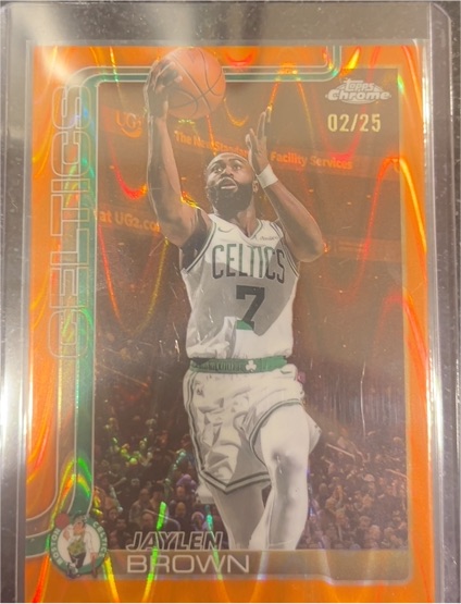 2025-26 Topps Chrome #51 Jaylen Brown — front