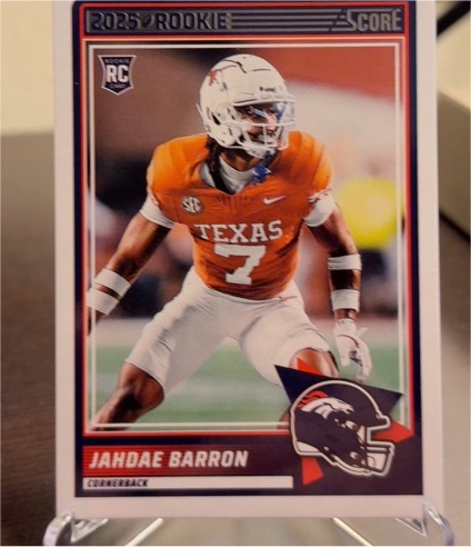 2025 Panini Score #89 Jahdae Barron Rookie Card — front