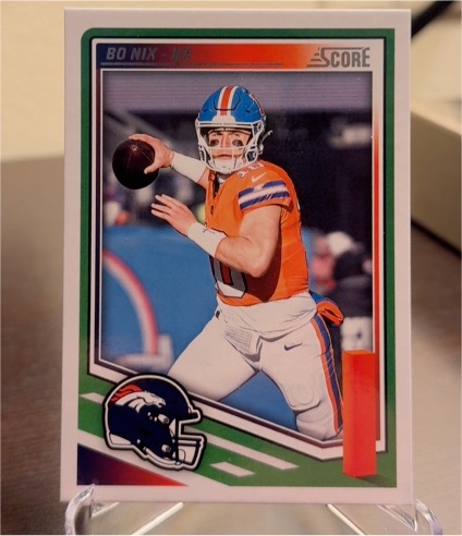 2025 Panini Score #253 Bo Nix — front