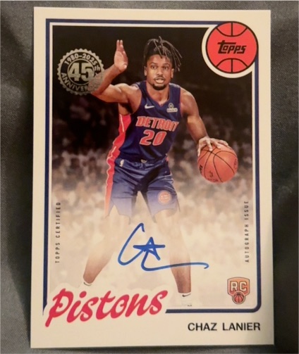 2025 Topps 45th Anniversary #20 Chaz Lanier — front